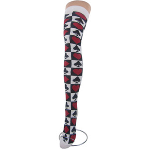 poker over the knee socks